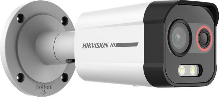 Hikvision Termisk og Optisk Bi-spektral Nettverks Bullet Kamera 6.0mm