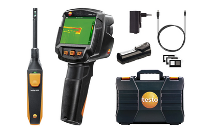 Testo 872 Bygning Diagnose Kit - Termisk Kamera testo 872 med Bluetooth Fuktighetssensor testo 605i